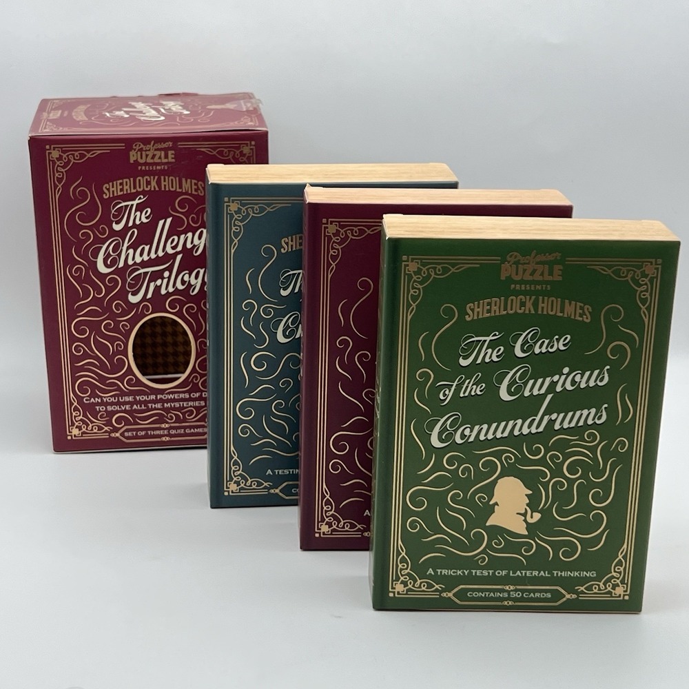 Sherlock Holmes The Challenge‎ Trilogy - Set of 3 Games - Professor Puzzle - Picture 9 of 16